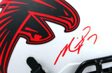 Michael Vick Autographed Atlanta Falcons F/S Lunar Speed Helmet-Beckett W Holo