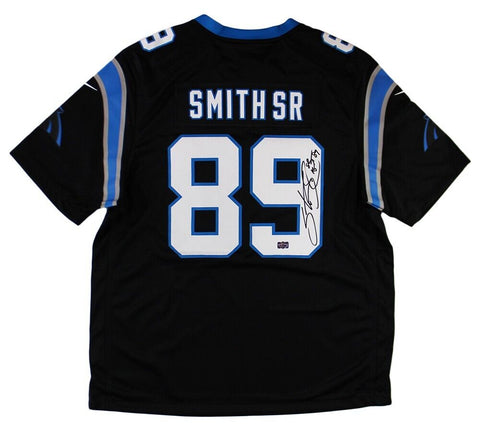 Steve Smith Sr Signed Panthers Mitchell & Ness Game Black Jersey "Agent 89" Insc
