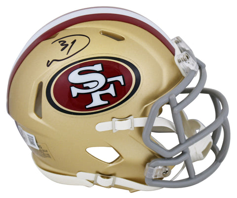 49ers Donte Whitner Authentic Signed Speed Mini Helmet Autographed BAS Witnessed