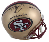 49ers Patrick Willis "3x Insc" Signed 96-08 TB Full Size Proline Helmet BAS Wit