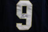 Tony Rice Autographed/Signed College Style Blue XL Jersey JSA 26174