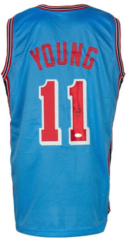 Trae Young Signed Atlanta Hawks Jersey (JSA) #5 Overall Pick 2018 NBA Draft