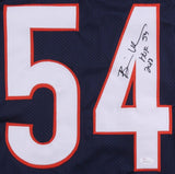 Brian Urlacher Signed Chicago Bears Inscribed "HOF 2018" Jersey (JSA COA) L.B.