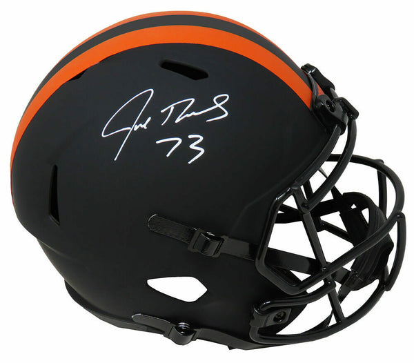 Joe Thomas Signed Browns Eclipse Riddell Full Size Speed Replica Helmet - SS COA