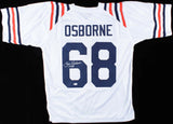 Jim Osborne Signed Bears Jersey (Beckett COA) Chicago Defensive End (1972-1984)