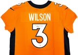 BRONCOS RUSSELL WILSON AUTOGRAPHED ORANGE NIKE ELITE JERSEY 48 FANATICS 227955