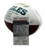 Jalen Hurts Autographed White Philadelphia Eagles Logo Football Inscribed Hurts So Good