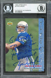 Seahawks Rick Mirer Authentic Signed 1993 Upper Deck #3 Card BAS Slabbed