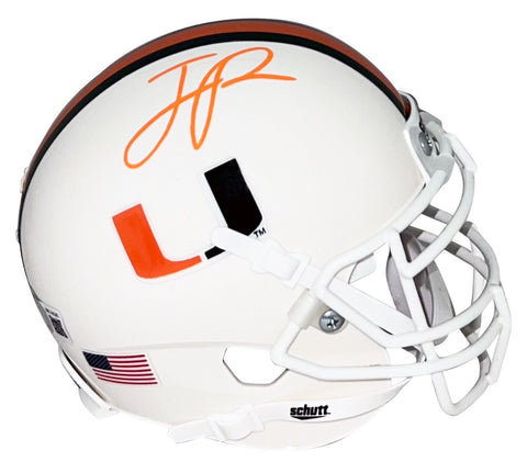 JAELAN PHILLIPS AUTOGRAPHED SIGNED MIAMI HURRICANES MINI HELMET BECKETT