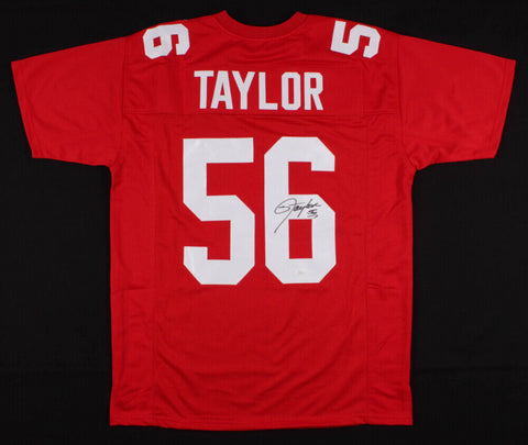 Lawrence Taylor Signed Giants Jersey (JSA COA) 2xSuper Bowl Champion (XXI, XXV)