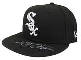 White Sox Frank Thomas Authentic Signed Black New Era Baseball Hat BAS