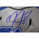 Calvin Johnson Autographed Detroit Lions 97-17 SpeedFlex Helmet Beckett 47626