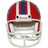 Jim Kelly Autographed Buffalo Bills VSR4 87-01 Replica Mini Helmet BAS 44146