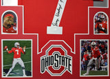 FRAMED OHIO STATE BUCKEYES DWAYNE HASKINS AUTOGRAPHED SIGNED JERSEY JSA SD COA