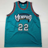 Autographed/Signed Desmond Bane Memphis Teal Basketball Jersey JSA COA