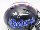 STEVE SPURRIER AUTOGRAPHED FLORIDA BLACK MINI HELMET BECKETT 236156
