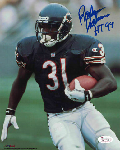 Rashaan Salaam Autographed Chicago Bears 8x10 Photo HT JSA 13980