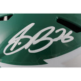 Saquon Barkley Autographed Philadelphia Eagles F/S TB Helmet Beckett 49059