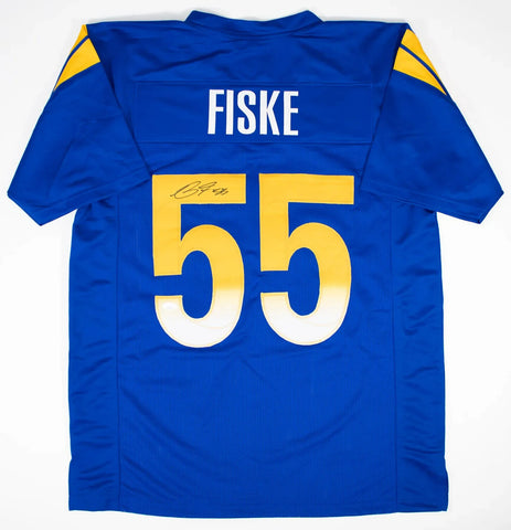 Braden Fiske Signed Los Angeles Rams Jersey (JSA COA) 2024 2nd Round Pick / D.T.