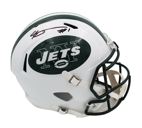 Sauce Gardner Signed New York Jets Speed Full Size Throwback 1998-2018 NFL Hemet