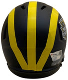 Jim Harbaugh Autographed Michigan 2023 National Champions Mini Helmet Fanatics