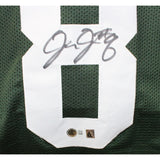 Josh Jacobs Autographed/Signed Pro Style Green Jersey Beckett 44555