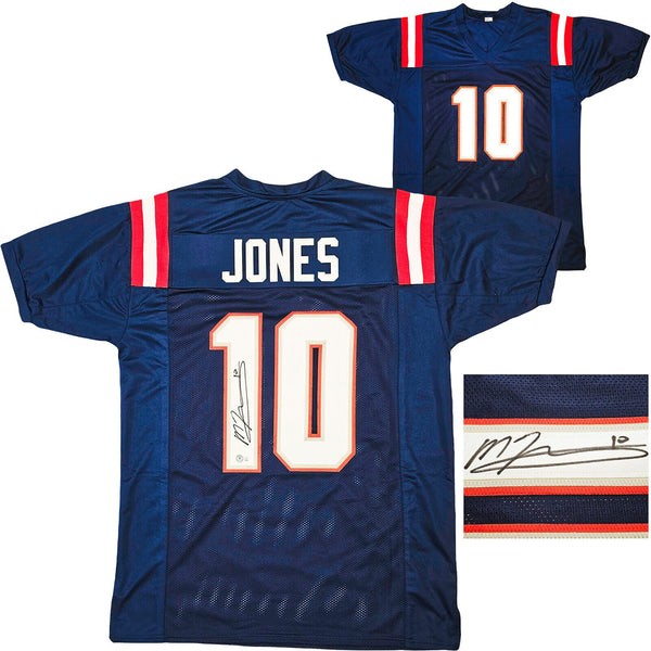 Mac Jones White New England Patriots Autographed Nike Limited Jersey