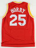 Robert Horry Signed Houston Rockets Jersey (Beckett) 7xNBA Champion / Forward