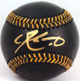 Kyler Murray Autographed Rawlings BLACK OML Baseball- Beckett W *Gold