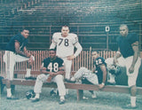 Gale Sayers HOF Dick Butkus HOF Gordon Signed by (5) 8x10 Photo Bears JSA 189413