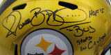 Jerome Bettis Signed/Inscribed Steelers Full Size Flash Replica Helmet JSA 86062