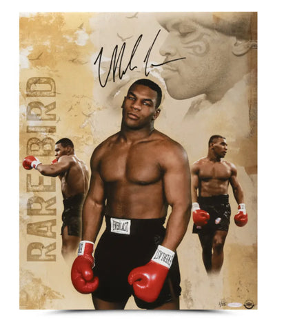 Mike Tyson Autographed "Rare Bird" 16x20 Photo UDA LE 55