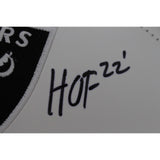 Richard Seymour Signed Las Vegas Raiders Logo Football HOF Beckett 45798