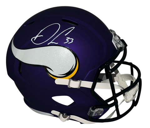 DALVIN COOK SIGNED AUTOGRAPHED MINNESOTA VIKINGS FULL SIZE SPEED HELMET JSA