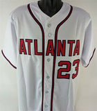 Dave Justice Signed Atlanta Braves Jersey (JSA COA) 2xWorld Series Champion O.F.