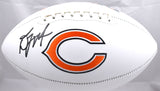 D.J. Moore Autographed Chicago Bears Logo Football - Beckett W Hologram *Bold