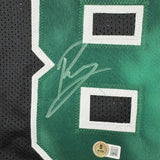 Autographed/Signed Kristaps Porzingis Boston Black Basketball Jersey JSA COA