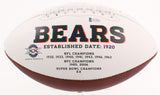 Jim Covert Signed Bears Logo Football Inscribed "HOF 2020" (Beckett COA) Jimbo