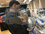 Kerryon Johnson Signed Detroit LionsThrowback Authentic Helmet - Motown Finest