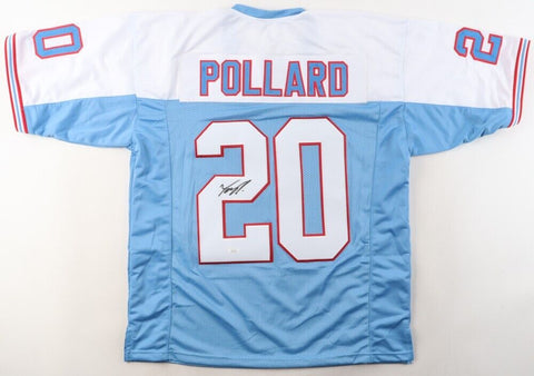 Tony Pollard Signed Tennessee Titans Jersey (JSA COA) Ex Memphis Tiger R.B.