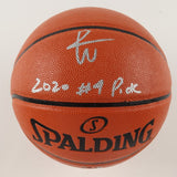 Patrick Williams Signed Basketball Ins "2020 #4 Pick" (Beckett COA) Chicago Bull