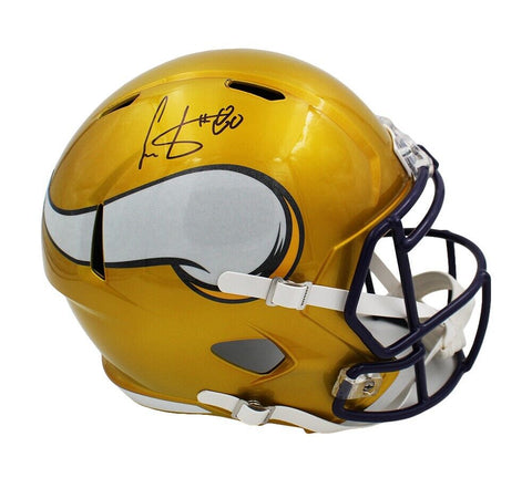 Cris Carter Signed Minnesota Vikings Speed Full Size Flash Helmet