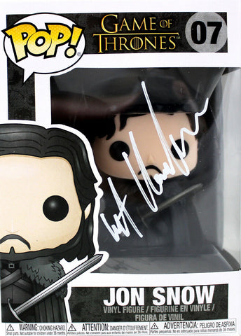 Kit Harington Signed Game of Thrones Funko Pop - Jon Snow #07