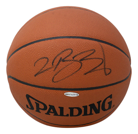 LeBron James Rookie Signed Spalding Basketball Upper Deck UDA