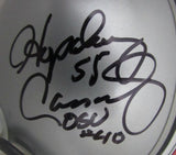 Hopalong Cassady Autographed/Inscribed Mini Football Helmet Ohio State JSA