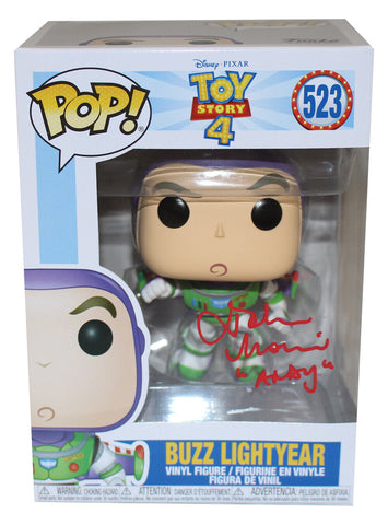 John Morris 'Andy' Signed Toy Story 4 Funko Pop #523 Buzz Lightyear Beckett