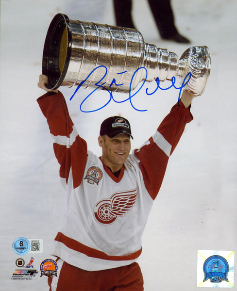 Red Wings Brett Hull Authentic Signed 8x10 Photo Autographed BAS #BP50712