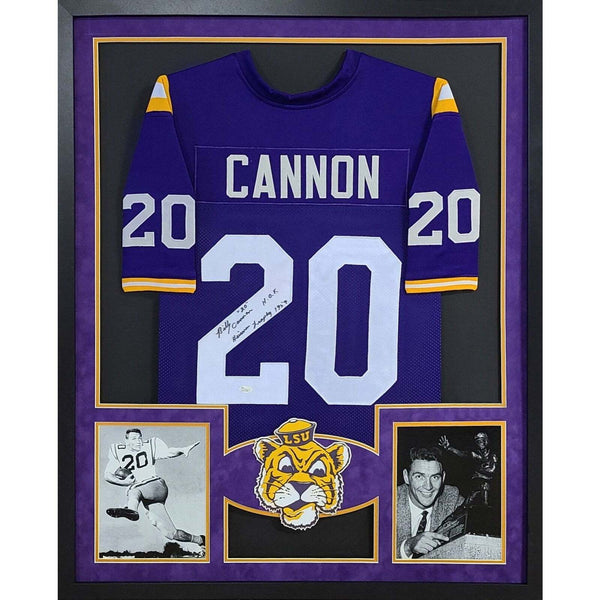 Billy Cannon Autographed Signed Framed LSU Tigers Jersey JSA