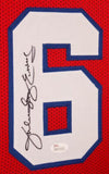 Julius "Dr. J" Erving Signed Philladelphia 76ers 35x43 Framed Jersey (JSA COA)