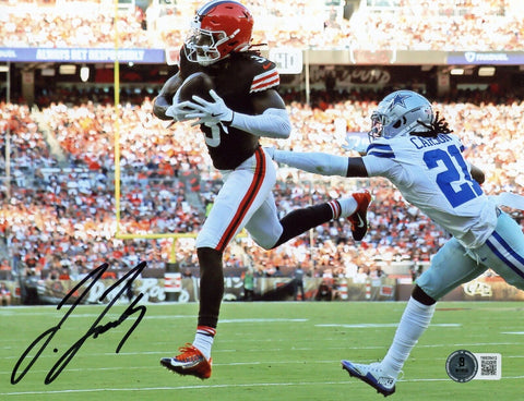 JERRY JEUDY AUTOGRAPHED CLEVELAND BROWNS 8x10 PHOTO BECKETT